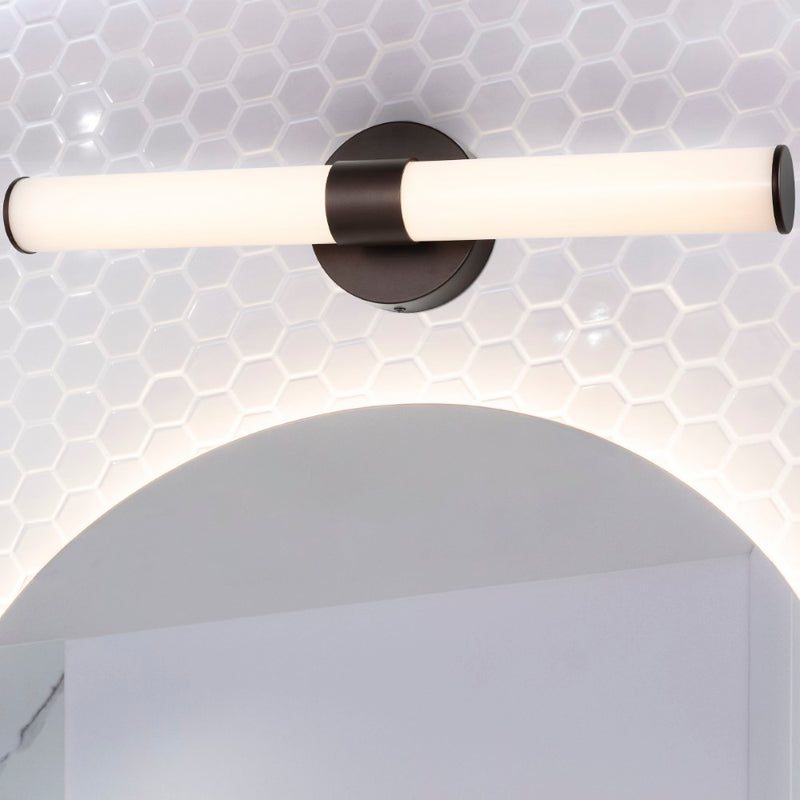 Brooks 20.13"  Industrial Mid-Century Iron Integrated LED Vanity Light - JONATHAN Y