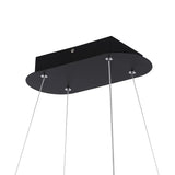Nolan  Modern Contemporary Iron Integrated LED Pendant - JONATHAN Y