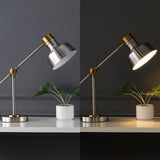 Allegra 18.5" Classic Farmhouse Adjustable Cantilever LED Task Lamp with USB Charging Port - JONATHAN Y