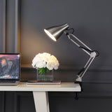 Odile 28.5" Classic Industrial Adjustable Articulated Clamp-On LED Task Lamp - JONATHAN Y