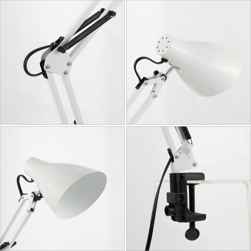 Odile 28.5" Classic Industrial Adjustable Articulated Clamp-On LED Task Lamp - JONATHAN Y