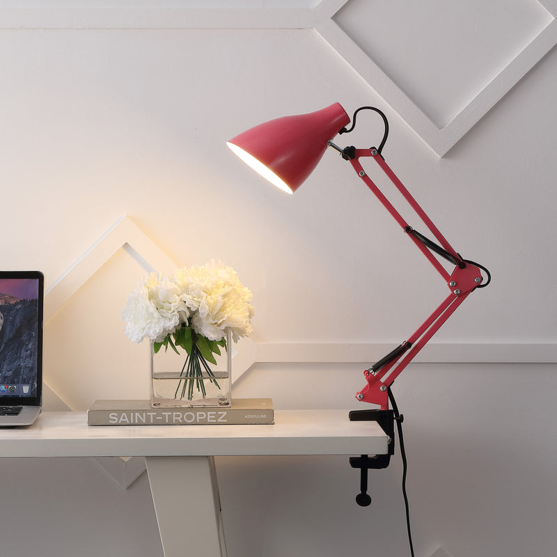 Odile 28.5" Classic Industrial Adjustable Articulated Clamp-On LED Task Lamp
