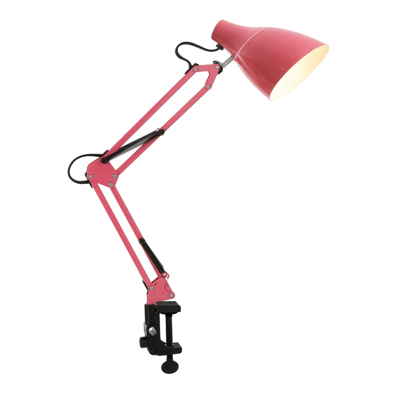 Odile 28.5" Classic Industrial Adjustable Articulated Clamp-On LED Task Lamp - JONATHAN Y
