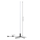 Potts 60.5" Modern Contemporary Aluminum/Iron Integrated LED Post Floor Lamp - JONATHAN Y