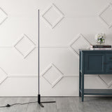 Potts 60.5" Modern Contemporary Aluminum/Iron Integrated LED Post Floor Lamp - JONATHAN Y