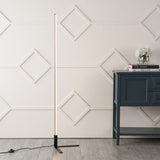 Potts 60.5" Modern Contemporary Aluminum/Iron Integrated LED Post Floor Lamp - JONATHAN Y