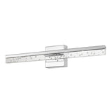 Mario Modern Contemporary 360-Degree Rotatable Iron/Seeded Acrylic Integrated LED Vanity Light