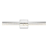 Mario Modern Contemporary 360-Degree Rotatable Iron/Seeded Acrylic Integrated LED Vanity Light - JONATHAN Y