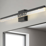 Mario Modern Contemporary 360-Degree Rotatable Iron/Seeded Acrylic Integrated LED Vanity Light