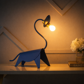 Bradley 16" Modern Industrial Iron Brachiosaurus LED Kids' Lamp