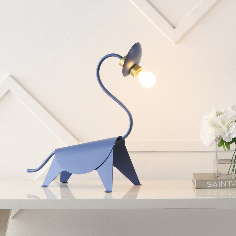 Bradley 16" Modern Industrial Iron Brachiosaurus LED Kids' Lamp