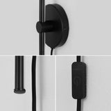 Anton 27.25" Modern Minimalist Iron Adjustable Bar Integrated LED Plug-In Sconce - JONATHAN Y