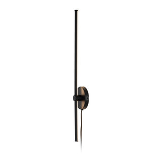 Anton 27.25" Modern Minimalist Iron Adjustable Bar Integrated LED Plug-In Sconce - JONATHAN Y