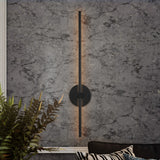 Anton 27.25" Modern Minimalist Iron Adjustable Bar Integrated LED Plug-In Sconce - JONATHAN Y