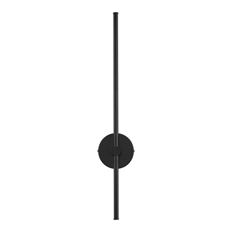 Anton 27.25" Modern Minimalist Iron Adjustable Bar Integrated LED Plug-In Sconce - JONATHAN Y