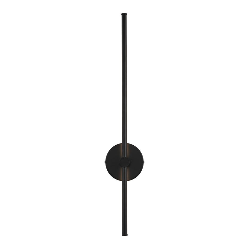 Anton 27.25" Modern Minimalist Iron Adjustable Bar Integrated LED Plug-In Sconce - JONATHAN Y