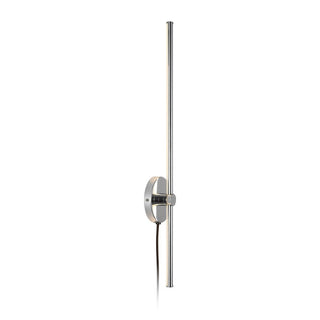 Anton 27.25" Modern Minimalist Iron Adjustable Bar Integrated LED Plug-In Sconce