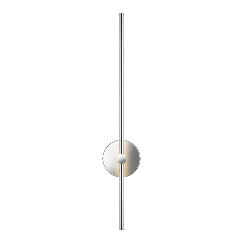 Anton 27.25" Modern Minimalist Iron Adjustable Bar Integrated LED Plug-In Sconce