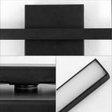 Vara 28" Modern Minimalist Indoor/Outdoor Metal 350-Degree Rotatable Dimmable Integrated LED Wall Sconce - JONATHAN Y