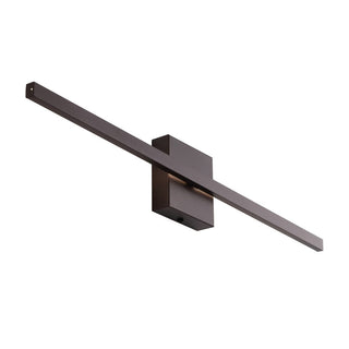 Vara 28" Modern Minimalist Indoor/Outdoor Metal 350-Degree Rotatable Dimmable Integrated LED Wall Sconce - JONATHAN Y