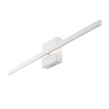 Vara 28" Modern Minimalist Indoor/Outdoor Metal 350-Degree Rotatable Dimmable Integrated LED Wall Sconce - JONATHAN Y