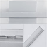 Vara 28" Modern Minimalist Indoor/Outdoor Metal 350-Degree Rotatable Dimmable Integrated LED Wall Sconce