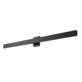 Vara 49.5" Modern Minimalist Indoor/Outdoor Metal 350-Degree Rotate Dimmable Integrated Linear LED Wall Sconce - JONATHAN Y