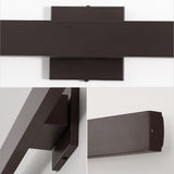 Vara 49.5" Modern Minimalist Indoor/Outdoor Metal 350-Degree Rotate Dimmable Integrated Linear LED Wall Sconce - JONATHAN Y