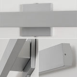 Vara 49.5" Modern Minimalist Indoor/Outdoor Metal 350-Degree Rotate Dimmable Integrated Linear LED Wall Sconce