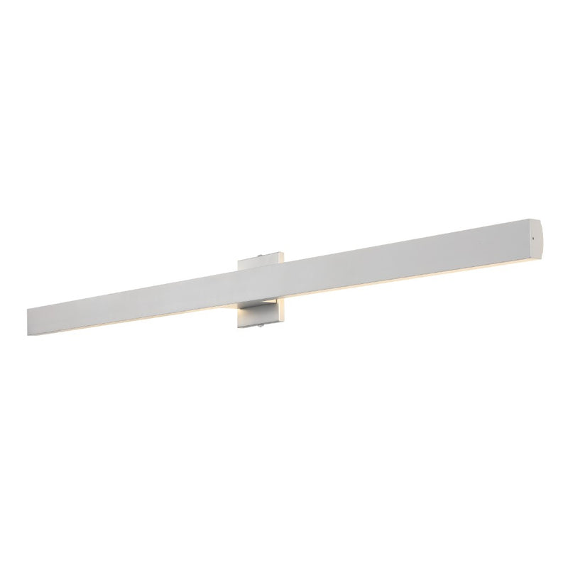 Vara 49.5" Modern Minimalist Indoor/Outdoor Metal 350-Degree Rotate Dimmable Integrated Linear LED Wall Sconce - JONATHAN Y