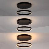 Jense 23.75" Minimalist Modern Metal Adjustable Dimmable Ring LED Pendant - JONATHAN Y