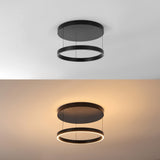 Jense 23.75" Minimalist Modern Metal Adjustable Dimmable Ring LED Pendant - JONATHAN Y