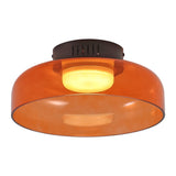 Kalmar 12" Modern Minimalist Iron/Glass Dimmable Integrated LED Flush Mount