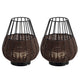 Dark Brown/Black (Set of 2)
