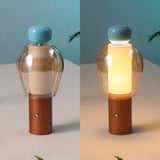 Evonne 10.75" Modern Glam Candle-Style Rechargeable/Cordless Dimmable Integrated LED Table Lamp with Touch Sensor