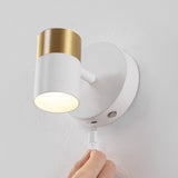 Paola 6" 1-Light Modern Adjustable Head Integrated Dimmable LED Rechargeable Wall Spotlight with Touch Sensor - JONATHAN Y