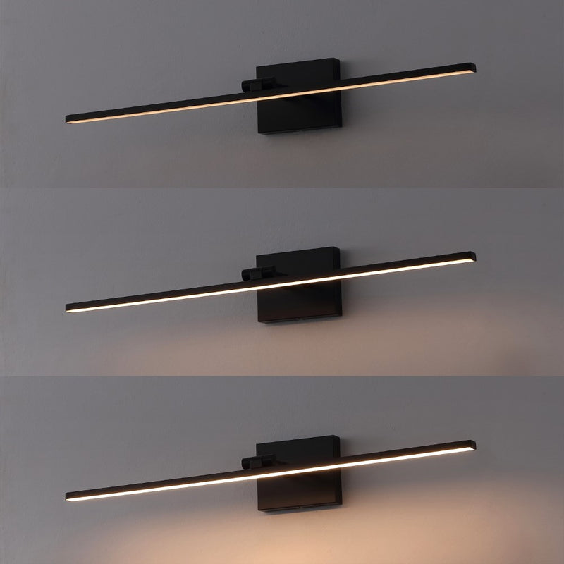 Santino 28" Modern Minimalist Swivel Integrated Dimmable LED Rechargeable Picture Light with Touch Sensor