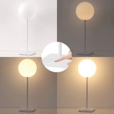 Allie 17.5" Modern Minimalist Indoor/Outdoor Metal Globe Rechargeable/Cordless Dimmable Integrated LED Table Lamp with Touch Sensor Set 2