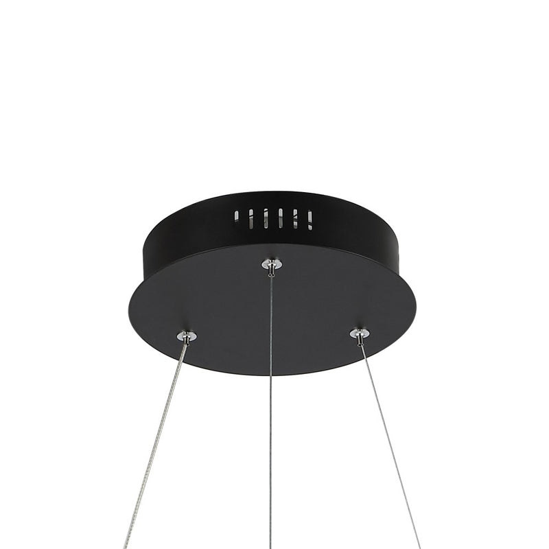 Baxter Modern Contemporary Aluminum Integrated LED Hoop Pendant