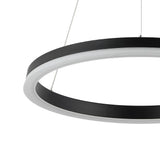 Baxter Modern Contemporary Aluminum Integrated LED Hoop Pendant