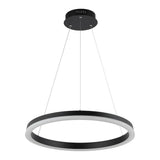 Baxter Modern Contemporary Aluminum Integrated LED Hoop Pendant