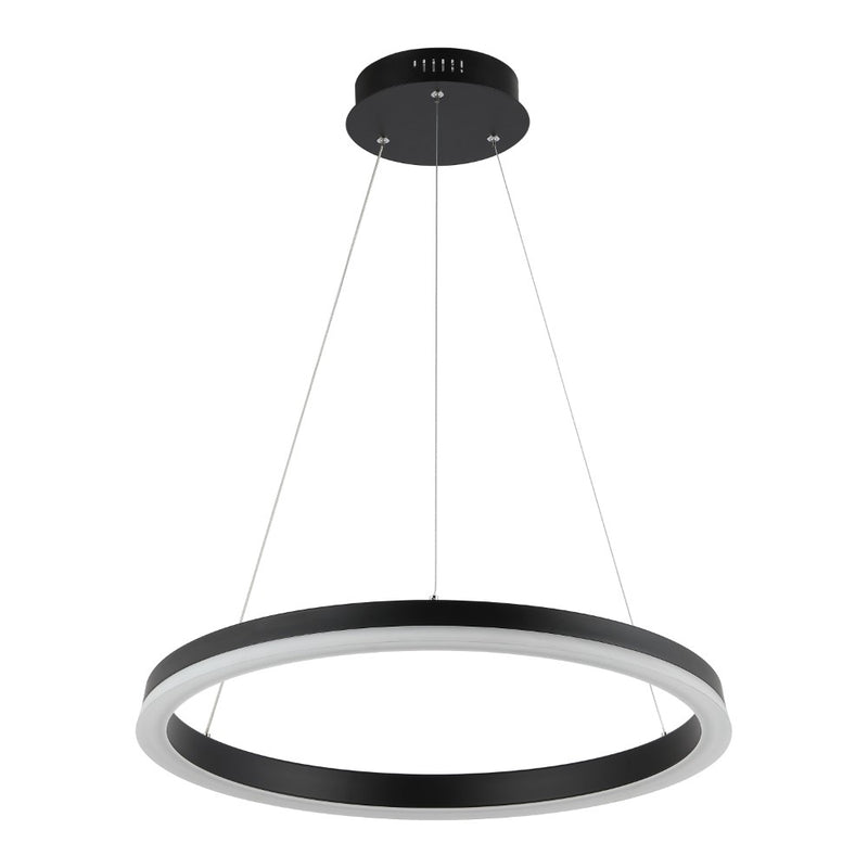 Baxter Modern Contemporary Aluminum Integrated LED Hoop Pendant