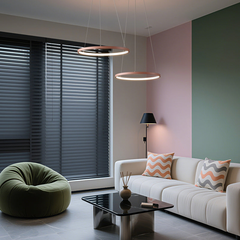Brice  Modern Contemporary Iron Integrated LED Pendant