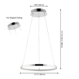 Brice  Modern Contemporary Iron Integrated LED Pendant