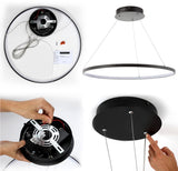 Brice  Modern Contemporary Iron Integrated LED Pendant