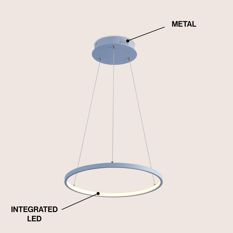 Brice  Modern Contemporary Iron Integrated LED Pendant