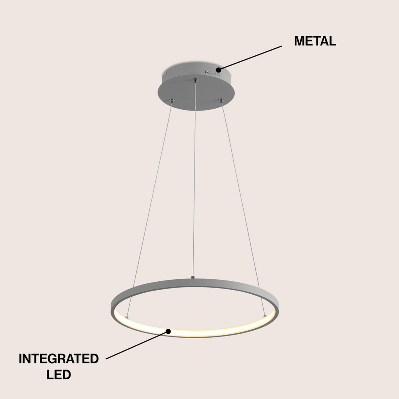 Brice  Modern Contemporary Iron Integrated LED Pendant