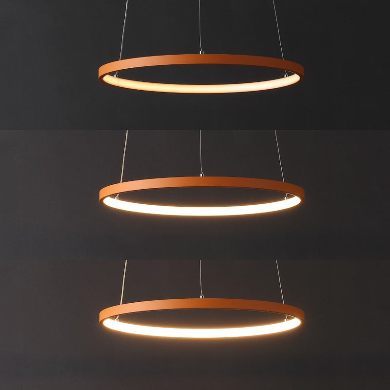 Brice  Modern Contemporary Iron Integrated LED Pendant