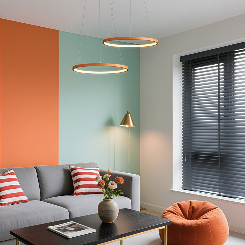 Brice  Modern Contemporary Iron Integrated LED Pendant