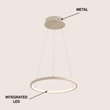 Brice  Modern Contemporary Iron Integrated LED Pendant